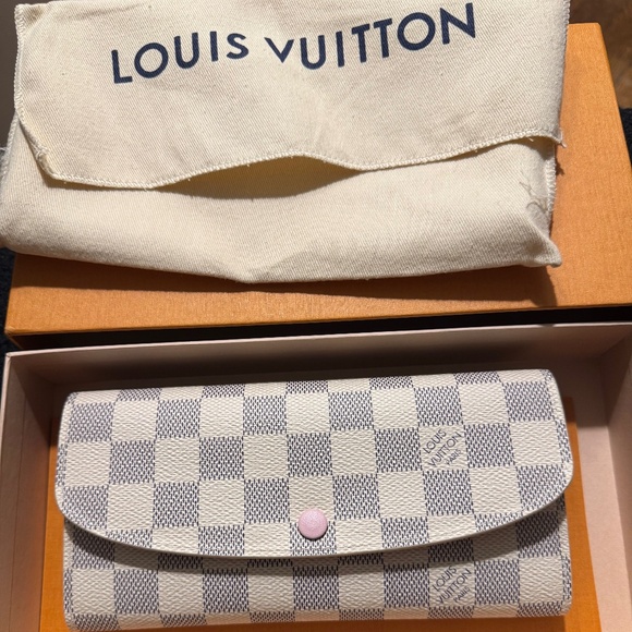 Louis Vuitton Emilie Wallet Damier Azur Canvas - Picture 1 of 7